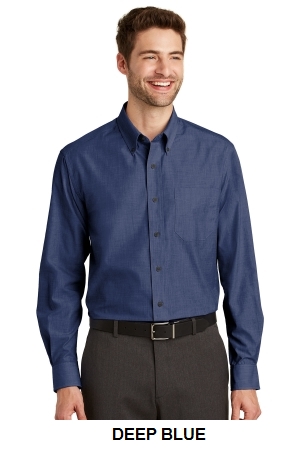 Port Authority® Crosshatch Easy Care Shirt. S640.